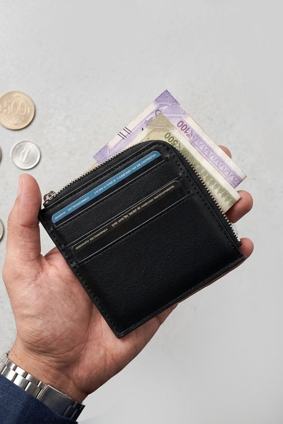 Card Coin Vegan Leather