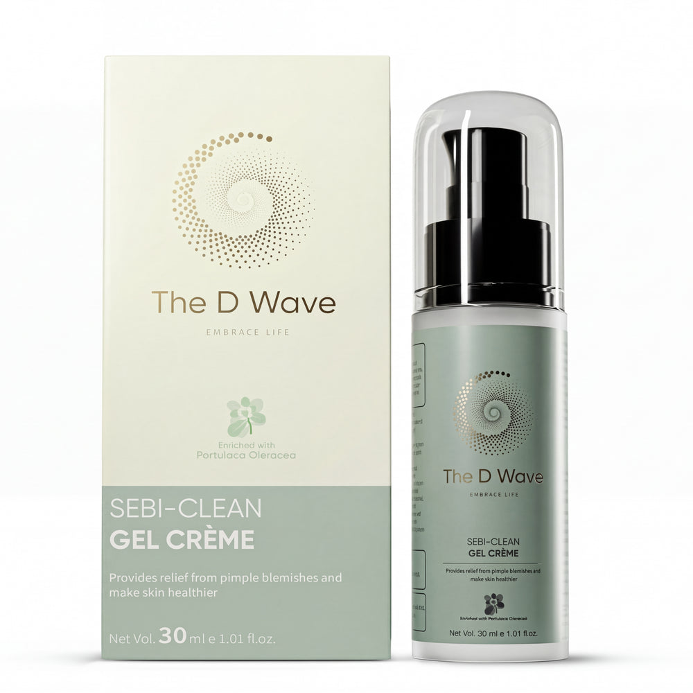 The D Wave Sebi-Clean Gel Crème - 30 ML | Reduce Acne, Fade Dark Spots, Brighten Skin | Powerful Acne Treatment, Skin Illuminator & Brightening