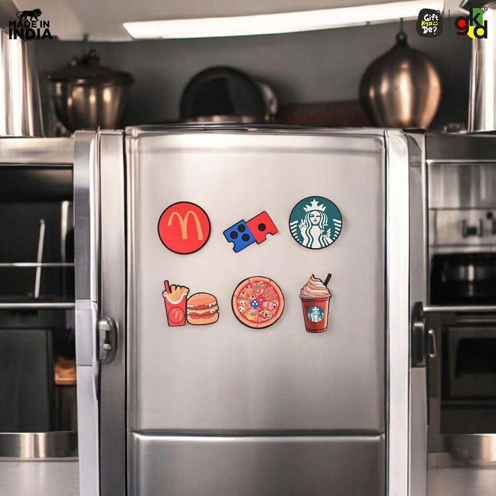 Wooden Fridge Magnets – Set of Unique & Customizable Designs