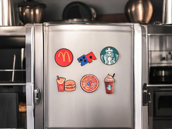 Wooden Fridge Magnets – Set of Unique & Customizable Designs