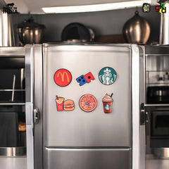 Wooden Fridge Magnets – Set of Unique & Customizable Designs