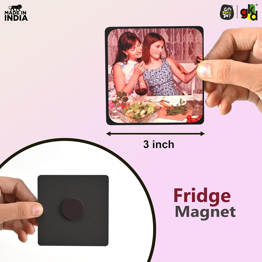 Wooden Fridge Magnets – Set of Unique & Customizable Designs