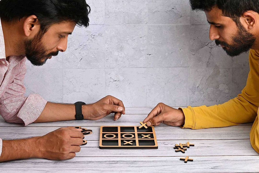 Gift Kya De 3D Tic Tac Toe Game Classic Mind Games for Kids, Family Games Special Board Games