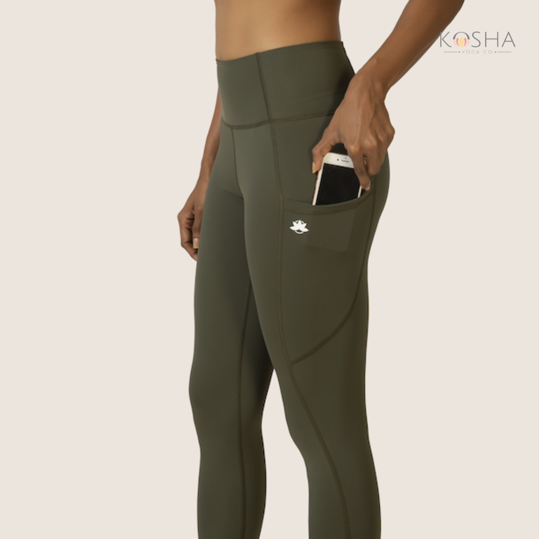 Kosha Yoga buttR Yoga Pants (Single Pocket) by Kosha Yoga Co