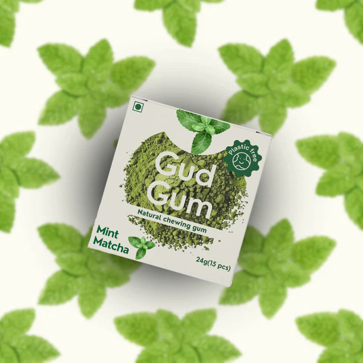 Gud Gum Matcha Mini Pack - Matcha Blended Chewing Gum