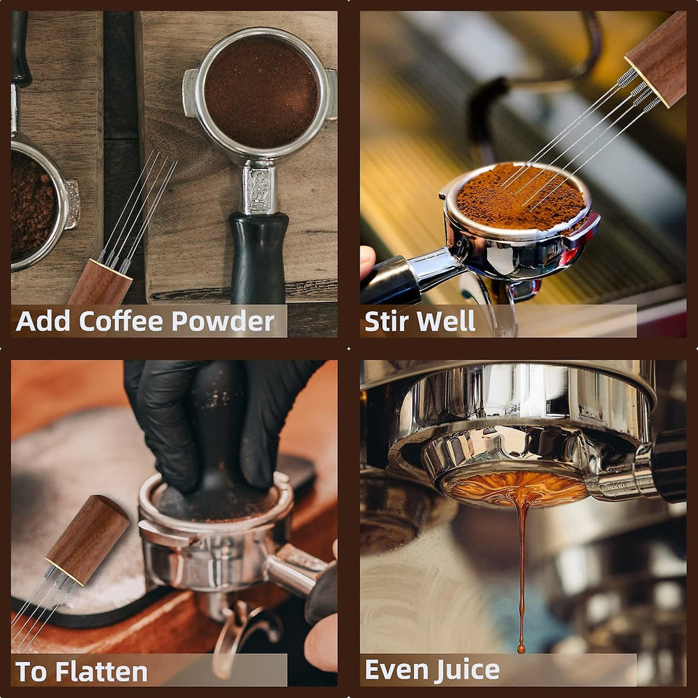The Bean Co Roasters Coffee Needle Distributer | 5 Needle Espresso Coffee Stirrer