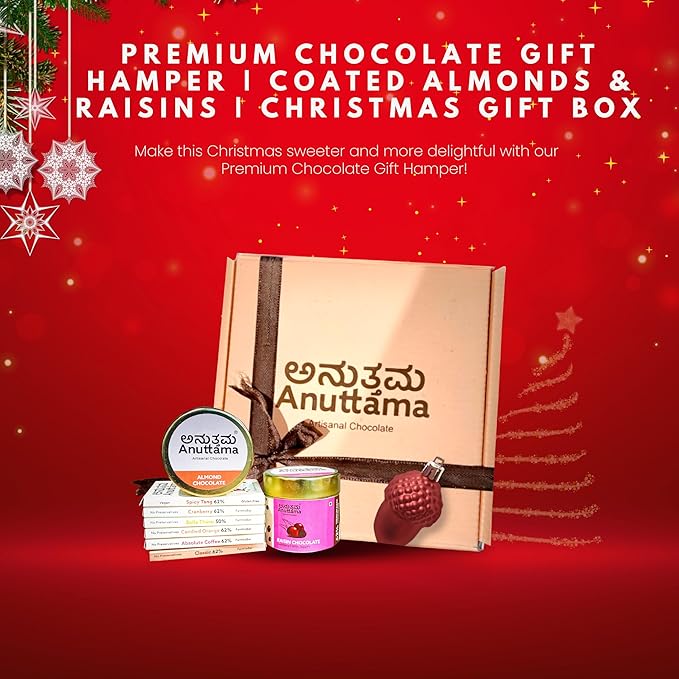 ANUTTAMA Assorted Chocolate Gift Hamper - Vegan Gift Hamper