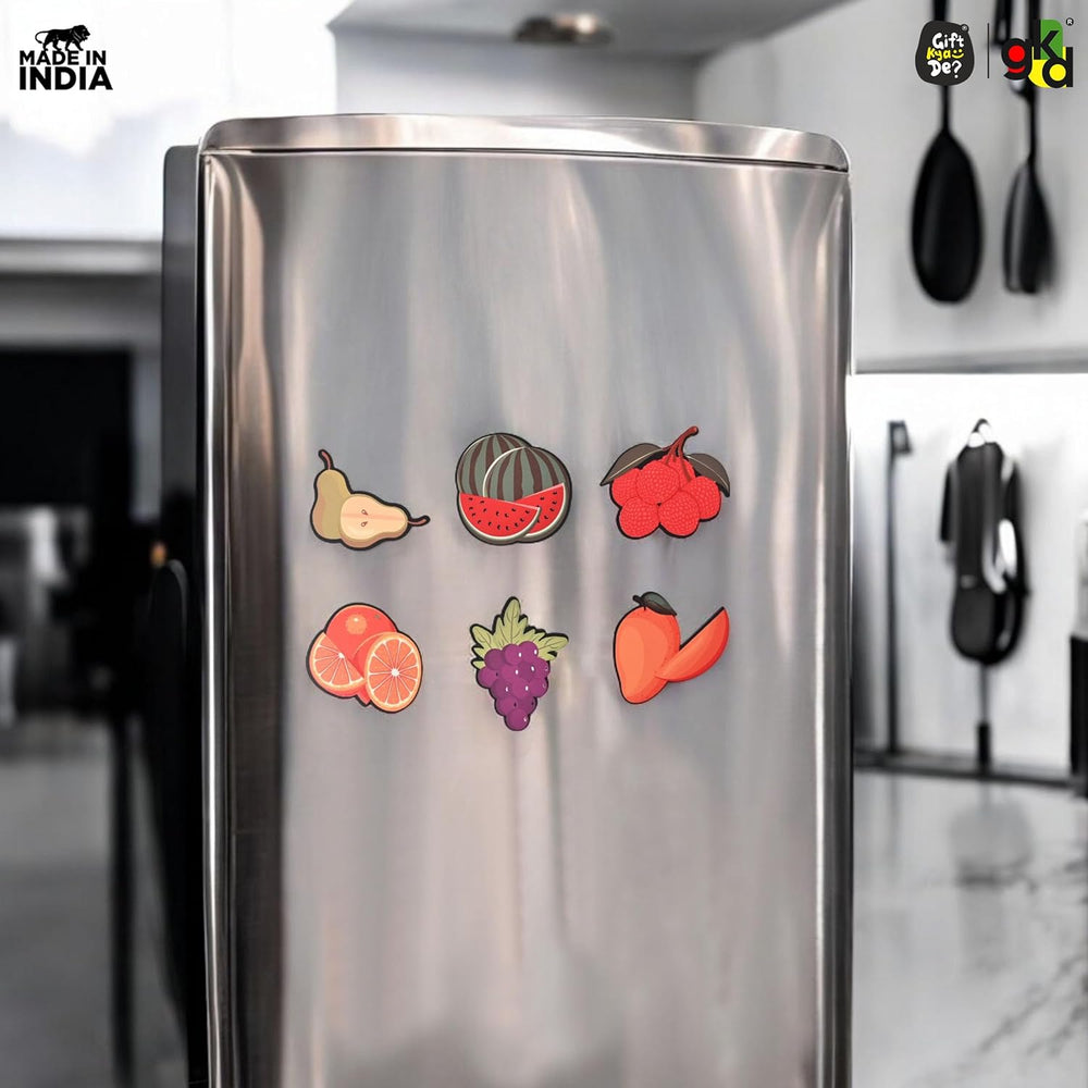 Wooden Fridge Magnets – Set of Unique & Customizable Designs