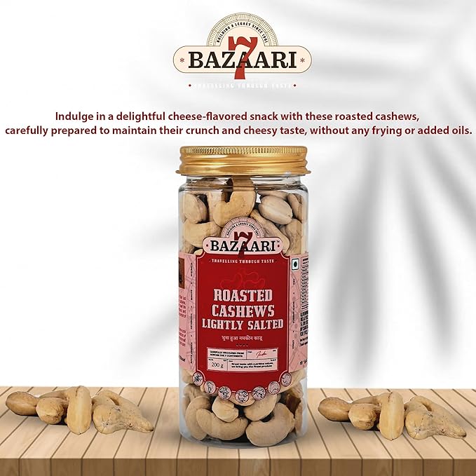 7 Bazaari Roasted Cashew 200 gm
