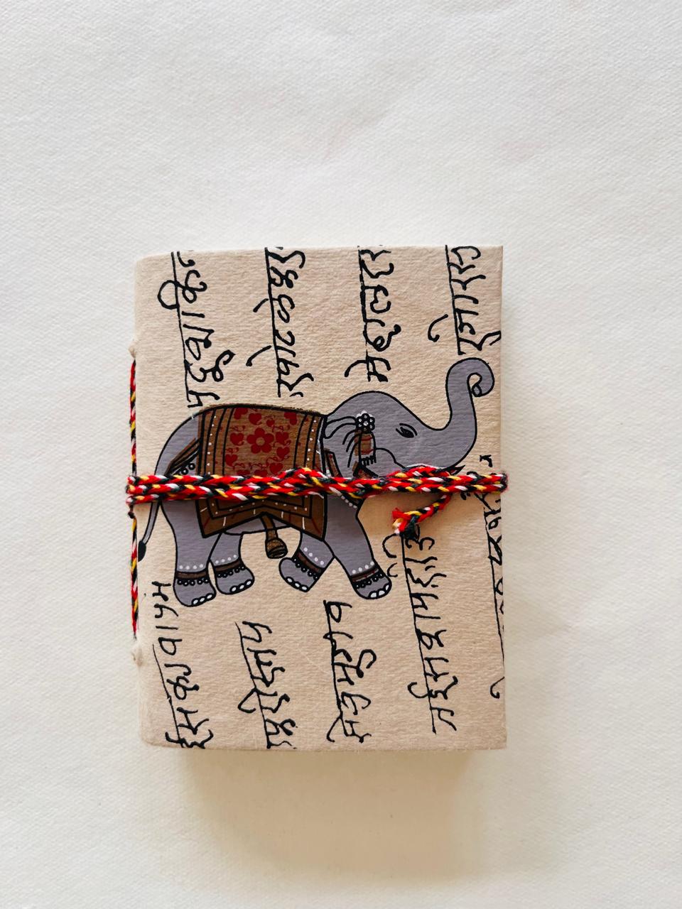 Set of 3 Handmade Fabric Pocket Diaries | Peekaboo | Sustainable