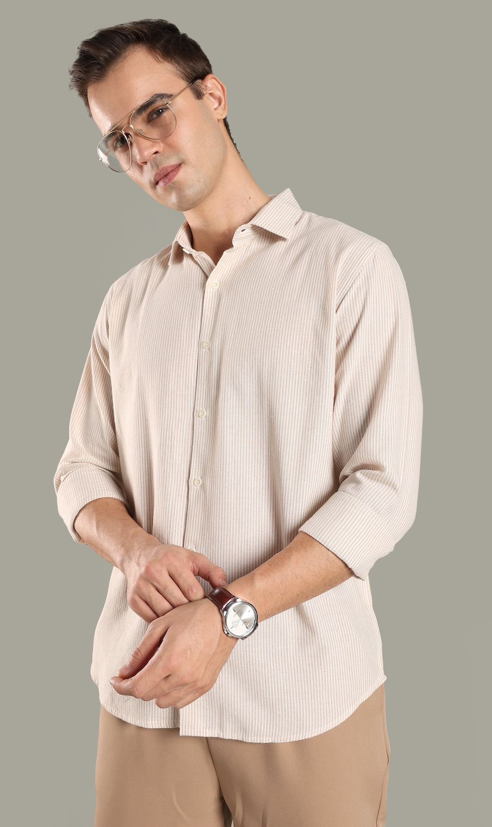 Wheat Stripes Shirt