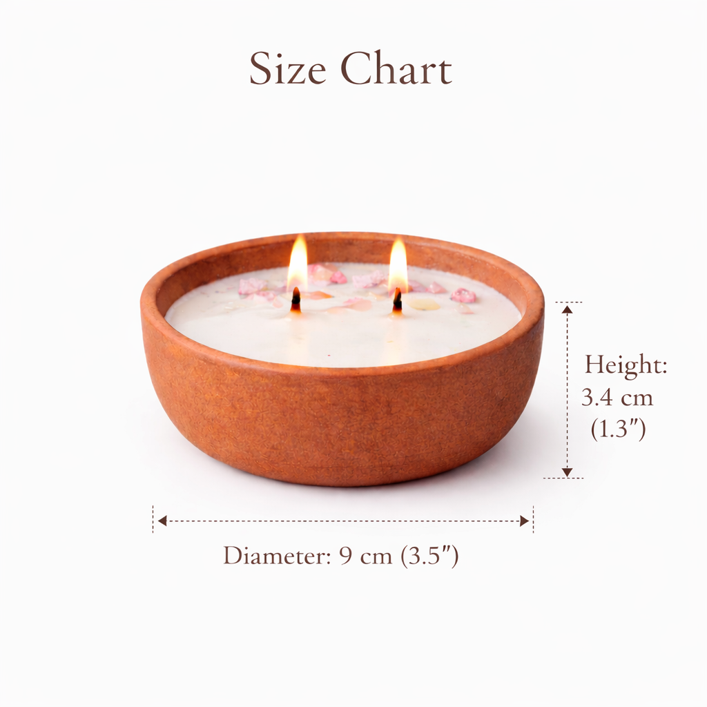 Vrindavani - Citronella & Basil Mosquito Repellent Candle