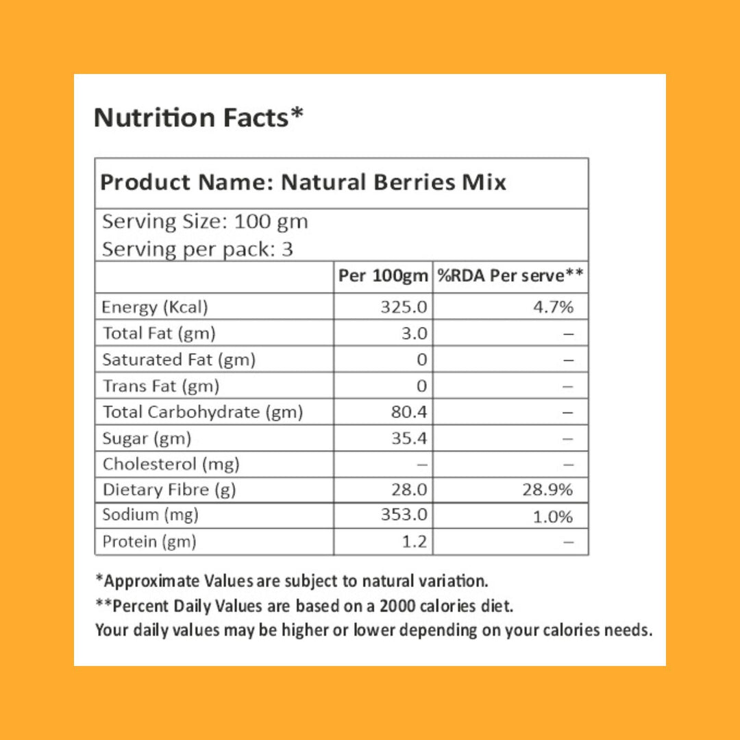 Natural Berries Mix 300 g
