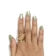 Gush Beauty Pistachio Glaze | Medium Square, Press On Nails