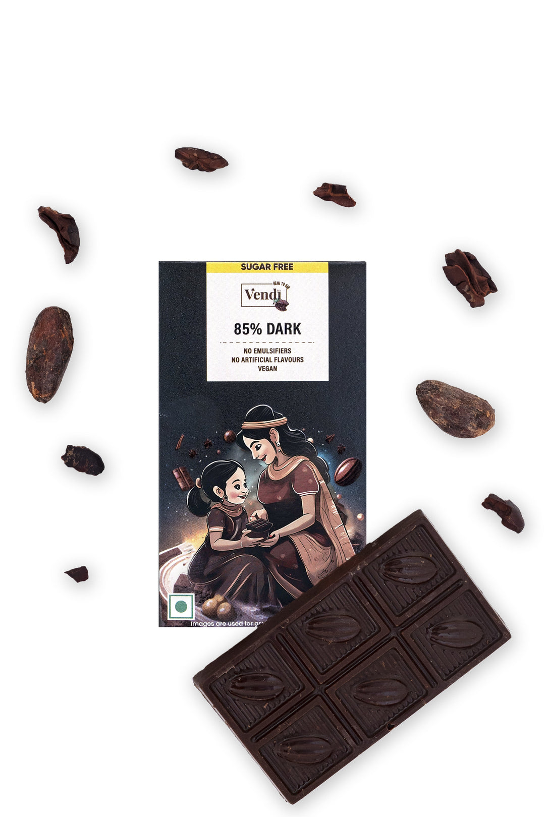 85% DARK - No Added Sugar