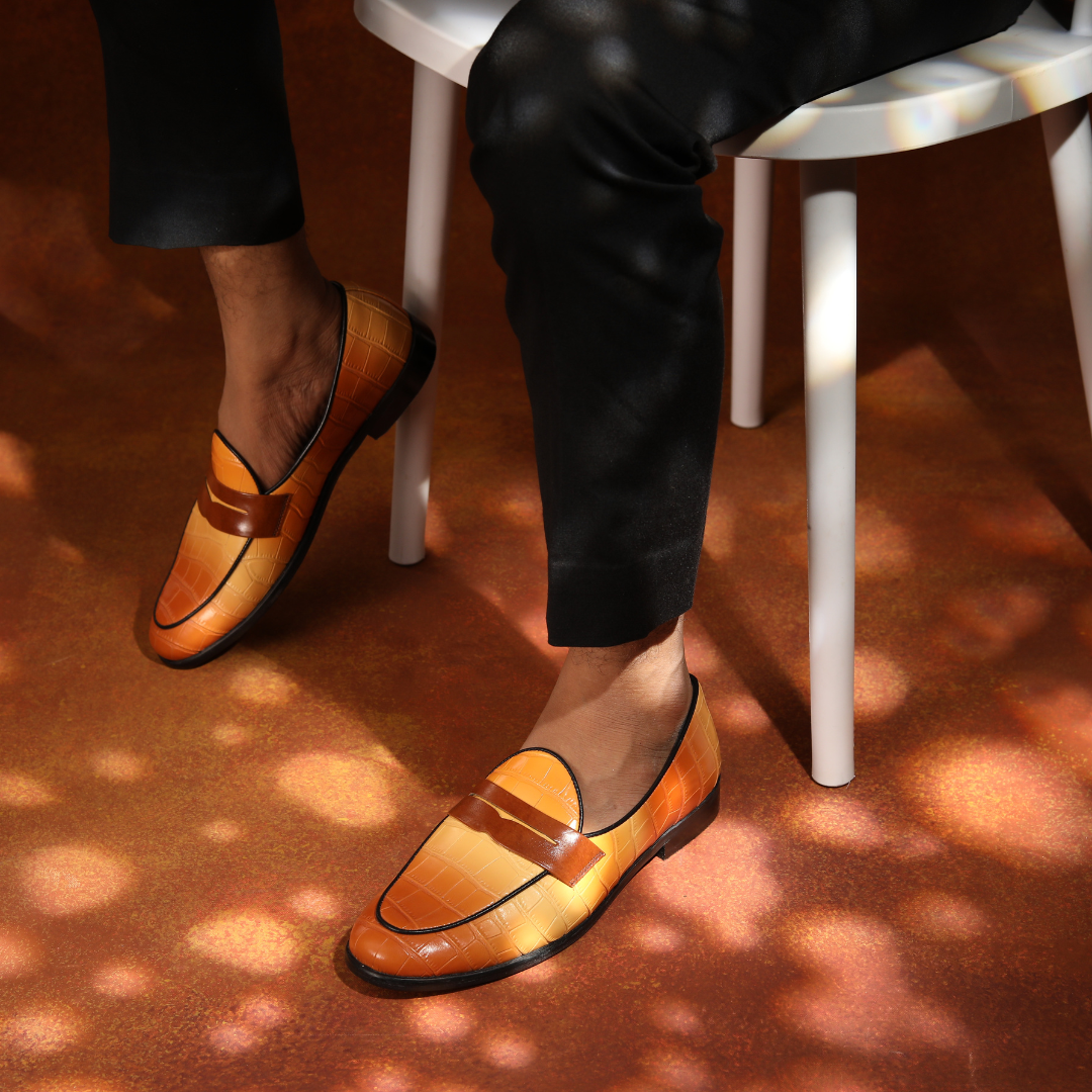 Monkstory Magnificos Faded Slip Ons - Tan/Brown