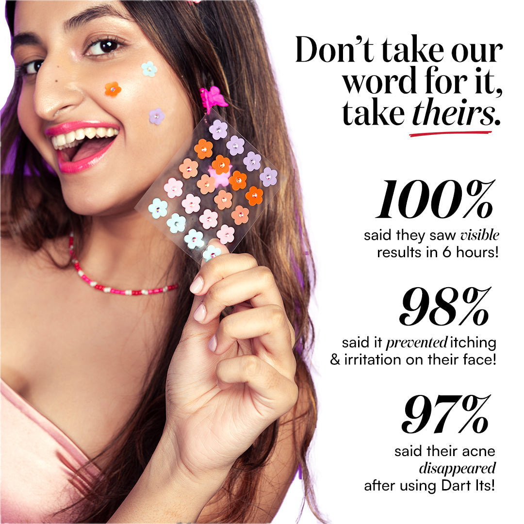 Gush Beauty Dart It Hydrocolloid Pimple Patches for Healing Acne, Zits and Blemishes - 24 patches