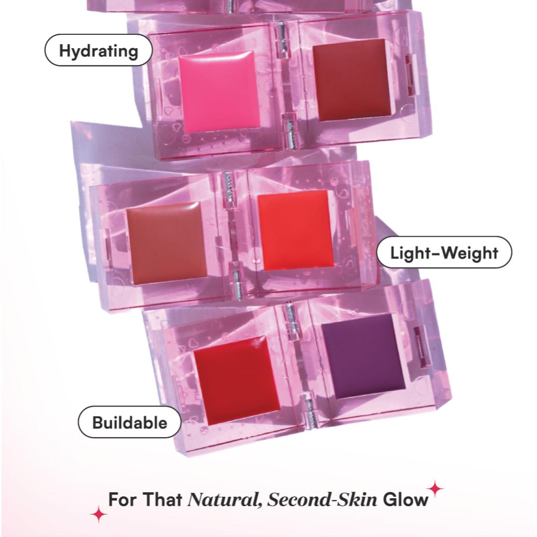 Gush Beauty 2 in 1 Hydrating Lip and Cheek Tint and Blush