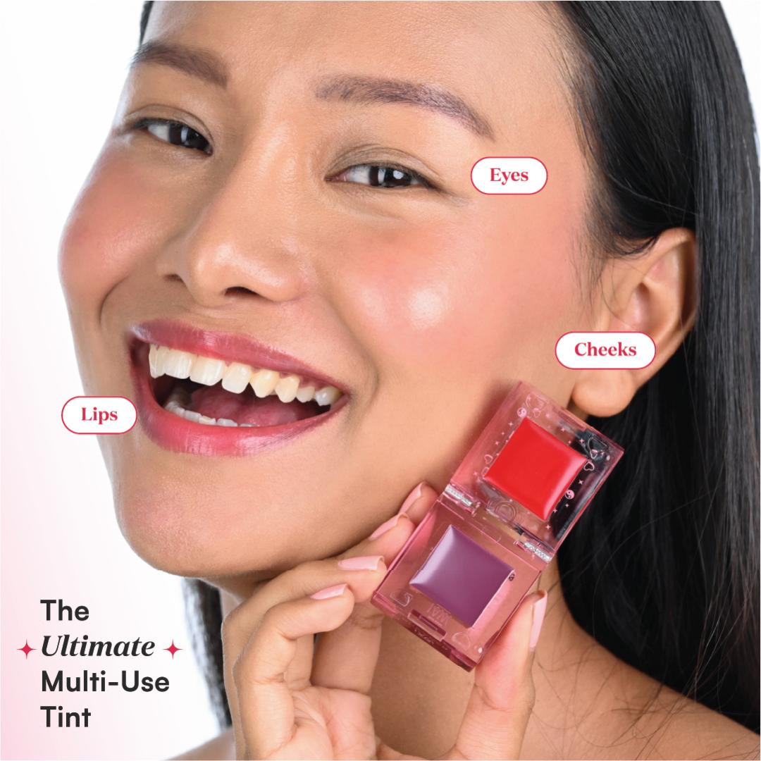 Gush Beauty 2 in 1 Hydrating Lip and Cheek Tint and Blush