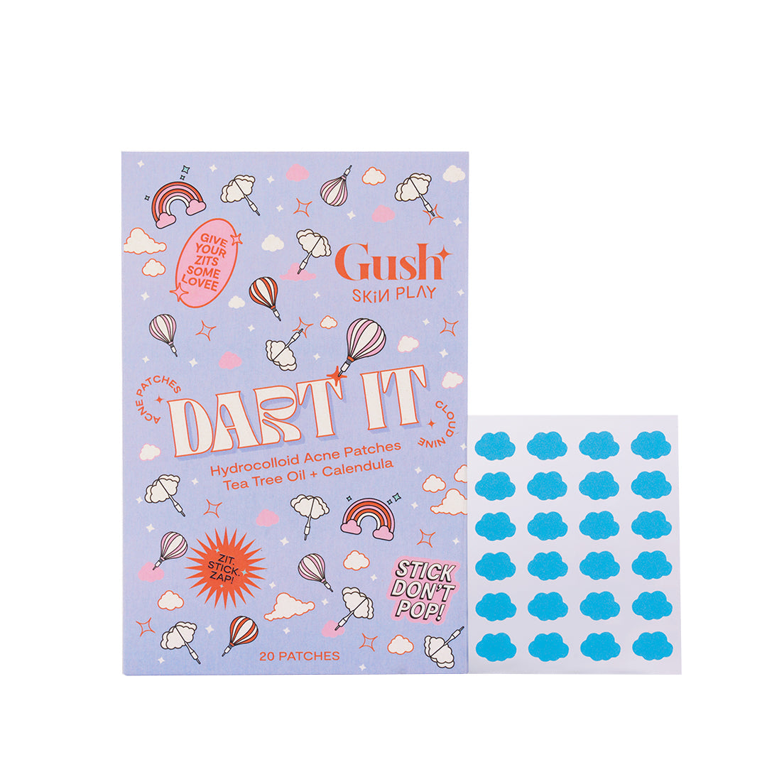 Gush Beauty Dart It Hydrocolloid Pimple Patches for Healing Acne, Zits and Blemishes - 24 patches