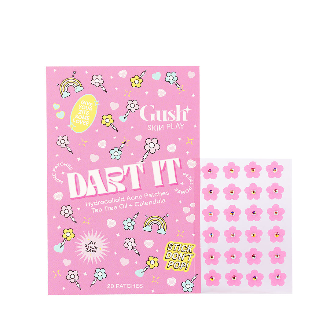 Gush Beauty Dart It Hydrocolloid Pimple Patches for Healing Acne, Zits and Blemishes - 24 patches