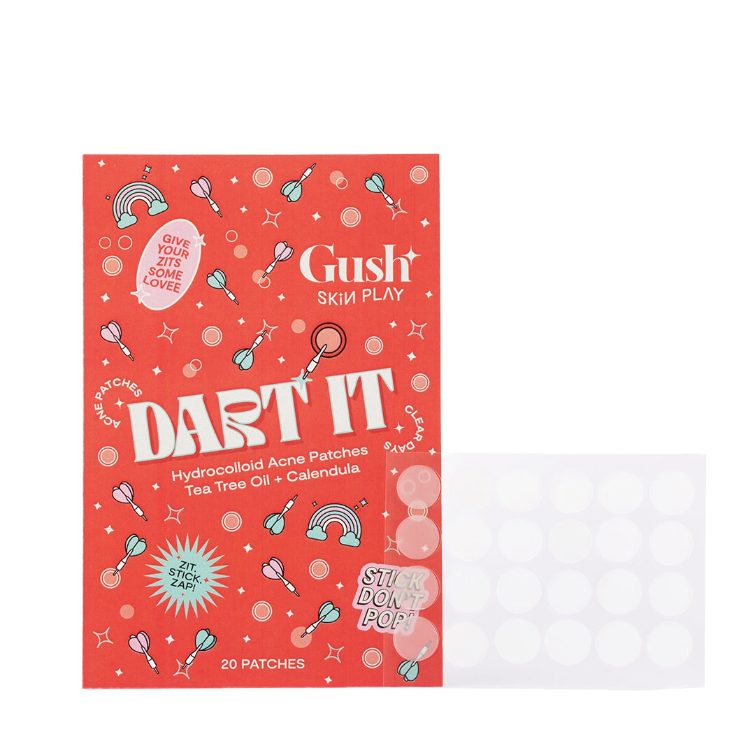 Gush Beauty Dart It Hydrocolloid Pimple Patches for Healing Acne, Zits and Blemishes - 24 patches