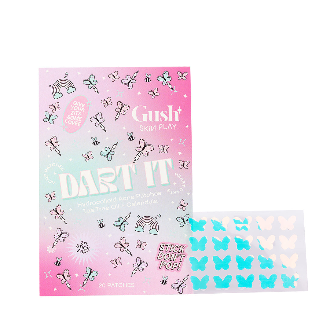 Gush Beauty Dart It Hydrocolloid Pimple Patches for Healing Acne, Zits and Blemishes - 24 patches