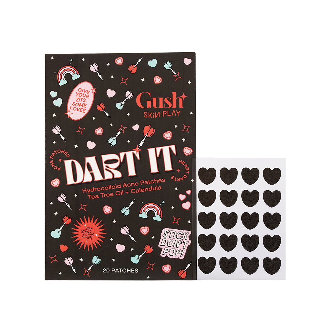 Gush Beauty Dart It Hydrocolloid Pimple Patches for Healing Acne, Zits and Blemishes - 24 patches