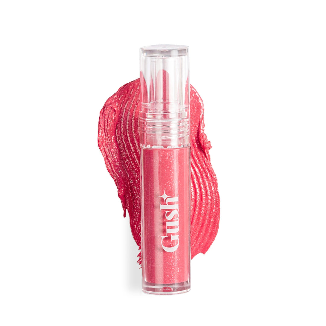 Gush Beauty Glaze Lip Oil Gloss High Shine & Hydrating Clear gloss
