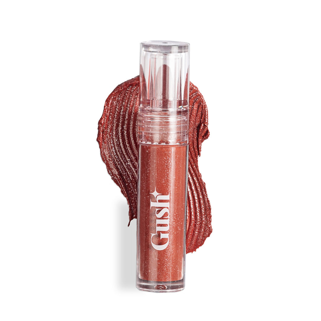 Gush Beauty Glaze Lip Oil Gloss High Shine & Hydrating Clear gloss
