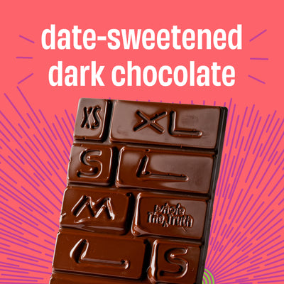 Dark Chocolate with 55% Cocoa and 45% Dates | No Added Sugar | Pack of 2 (80g each)