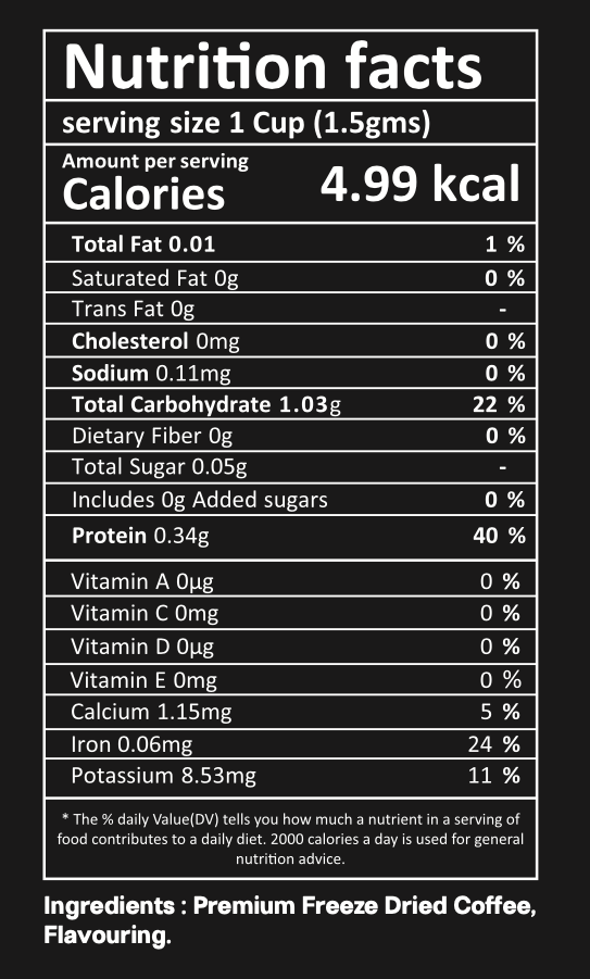 Dyne Irish Cream Coffee - 60 grams