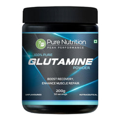 Pure L-Glutamine Powder 200g | Unflavoured Recovery & Workout Nutrition Supplement