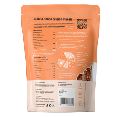 Breakfast Muesli - Quinoa Choco Crunch | No Added Sugar