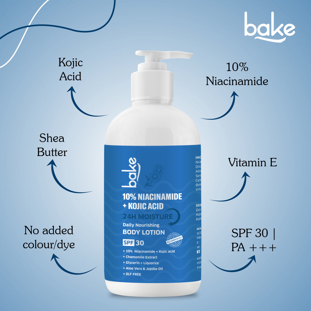 10% Niacinamide + Kojic Acid Body Lotion SPF 30 PA+++