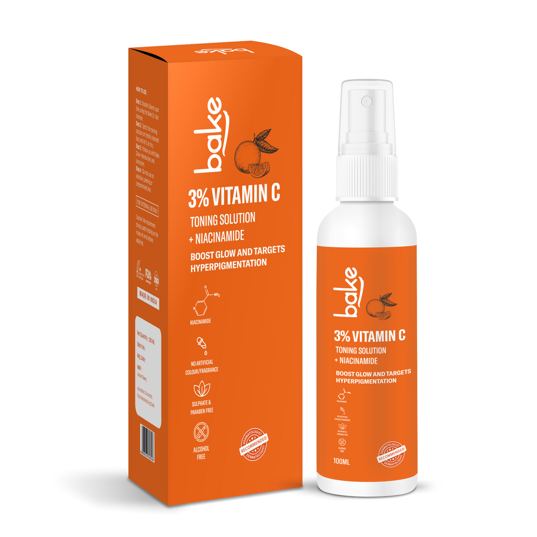 3% Vitamin C Toner with Niacinamide ForDark Spots & Circles & Skin Brightening