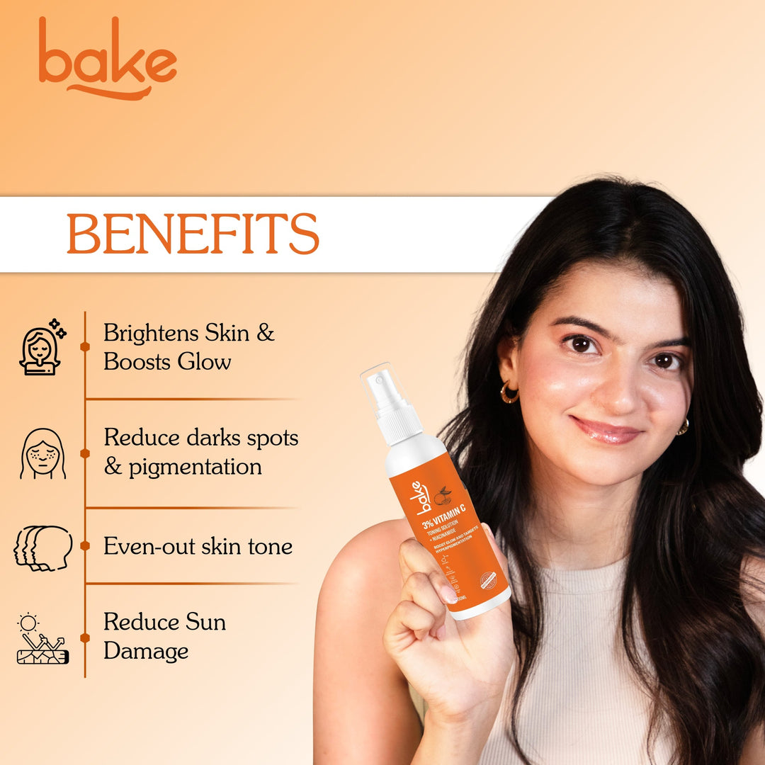 3% Vitamin C Toner with Niacinamide ForDark Spots & Circles & Skin Brightening