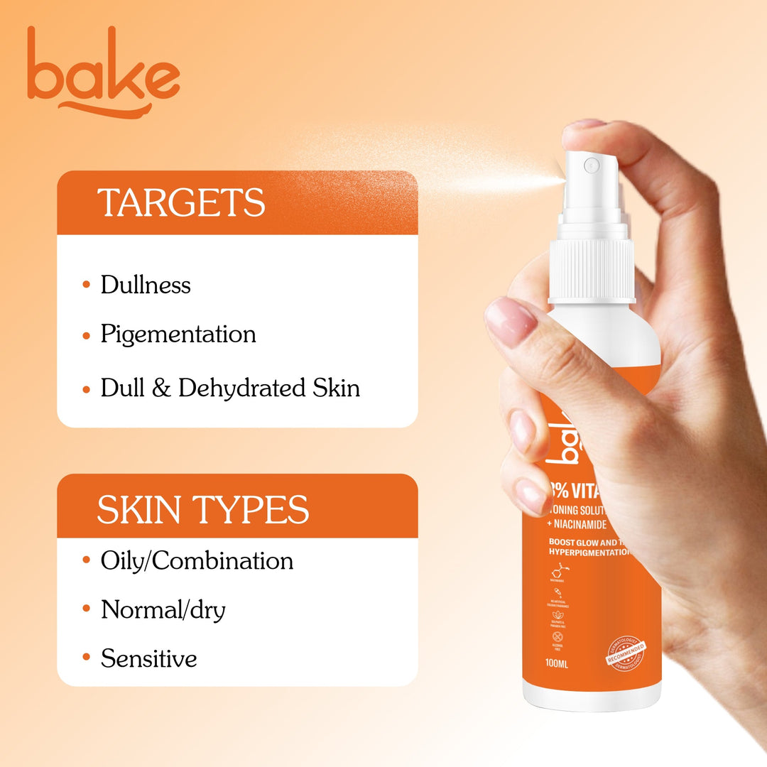 3% Vitamin C Toner with Niacinamide ForDark Spots & Circles & Skin Brightening