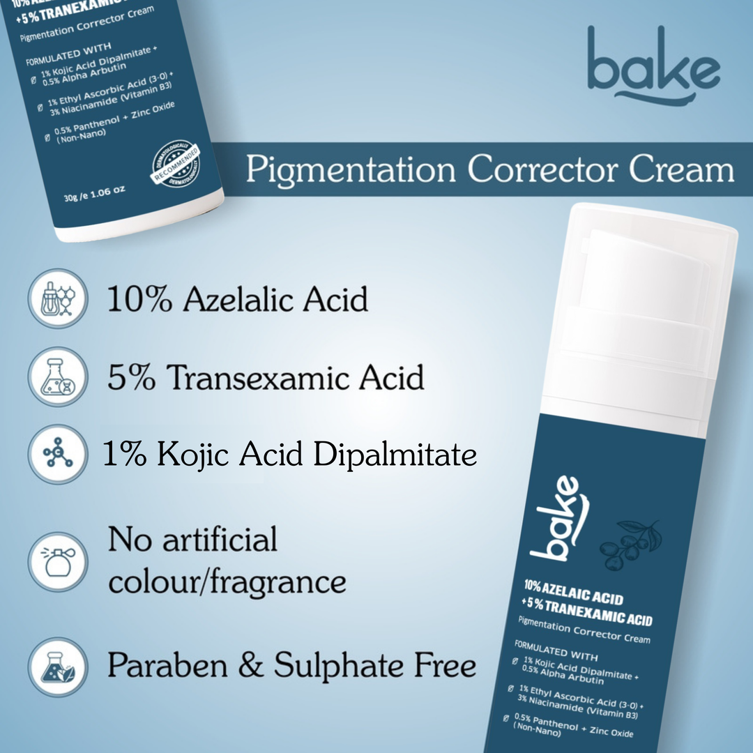 10% Azelaic Acid + 5% Tranexamic Acid Pigmentation Corrector Cream