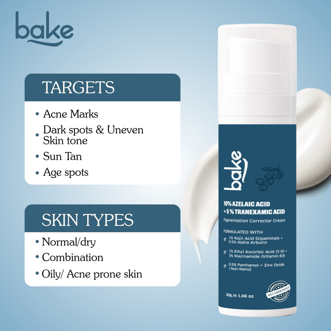 10% Azelaic Acid + 5% Tranexamic Acid Pigmentation Corrector Cream