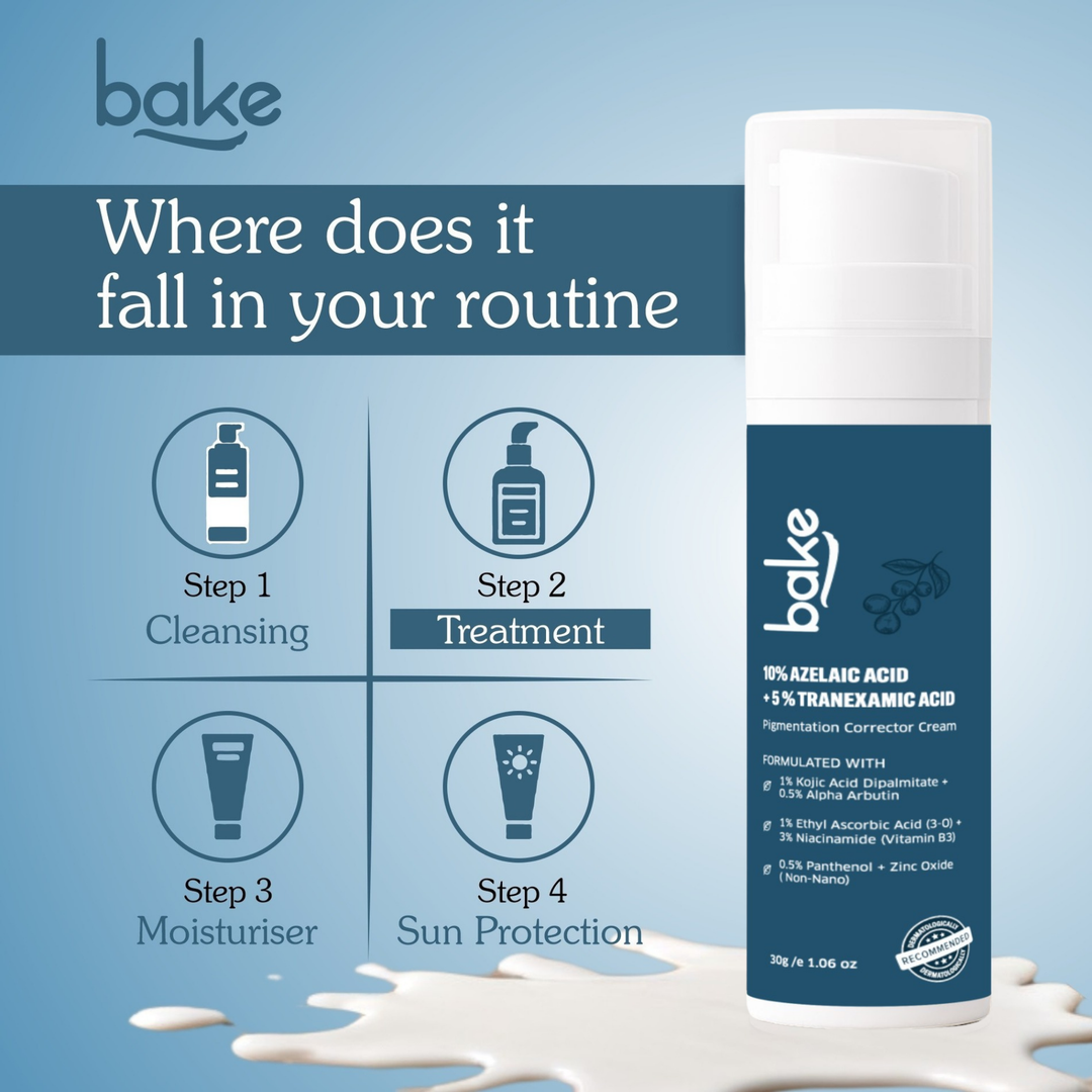 10% Azelaic Acid + 5% Tranexamic Acid Pigmentation Corrector Cream