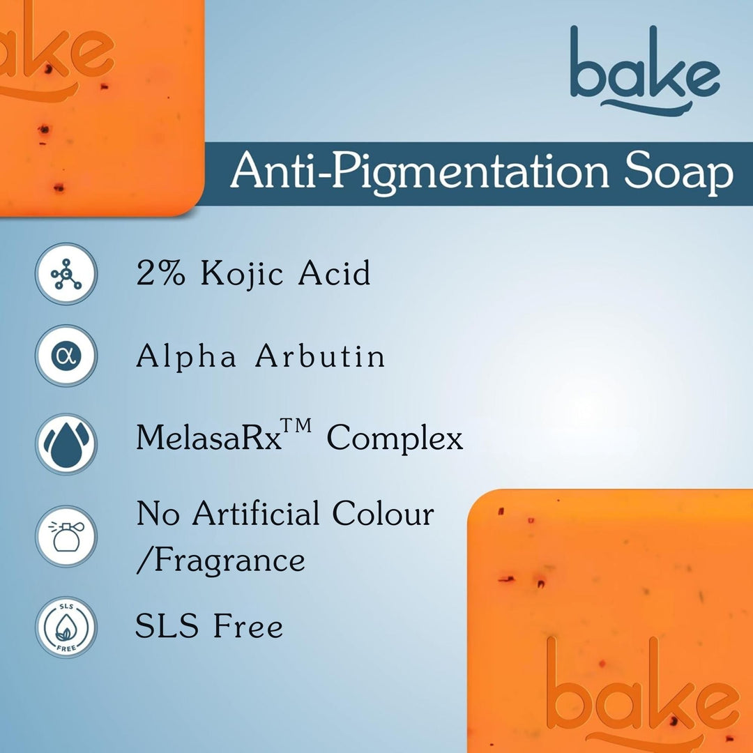 BAKE 2% Kojic Acid Scrub Treatment Soap (1 Pcs)
