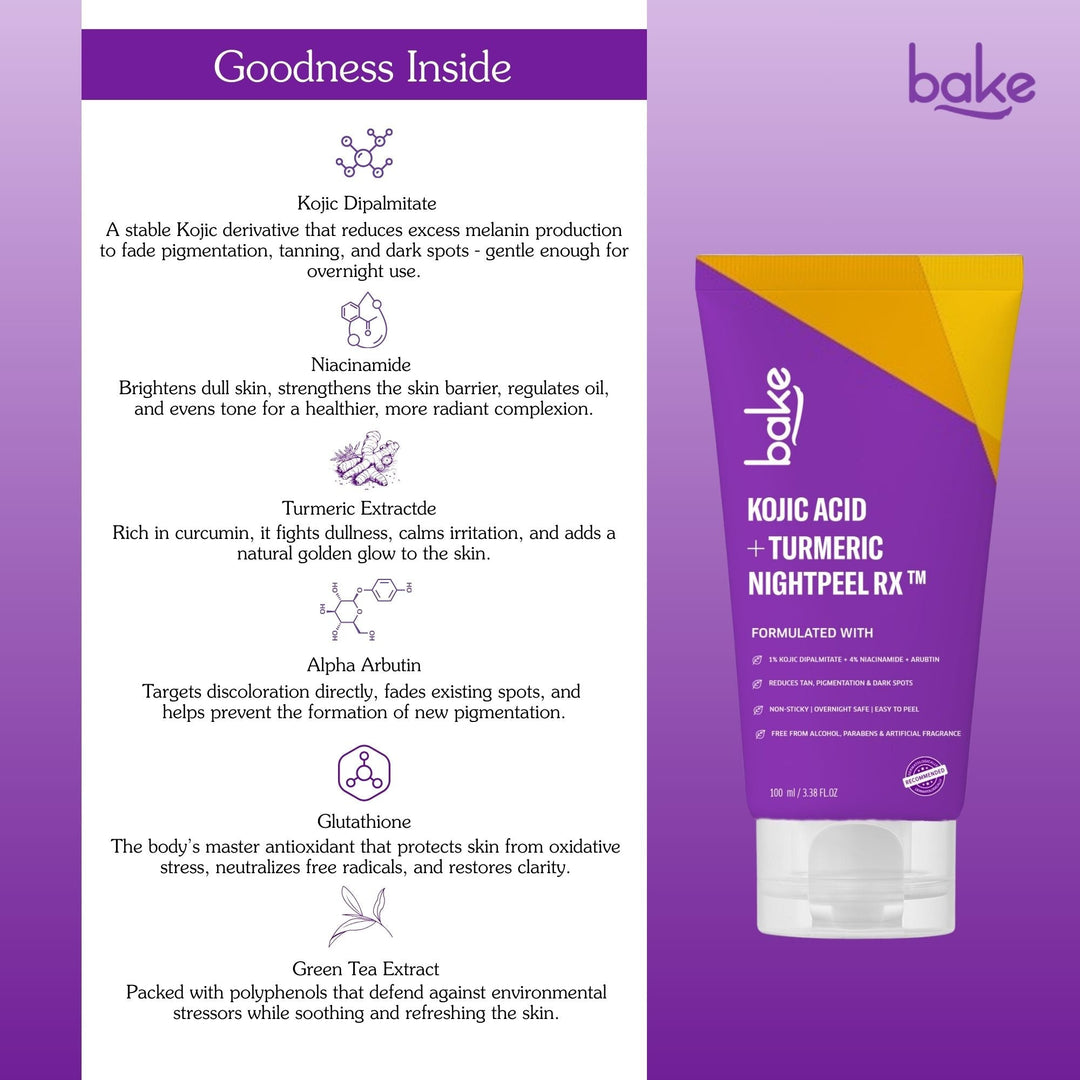 Kojic Acid + Turmeric NightPeel Rx Mask