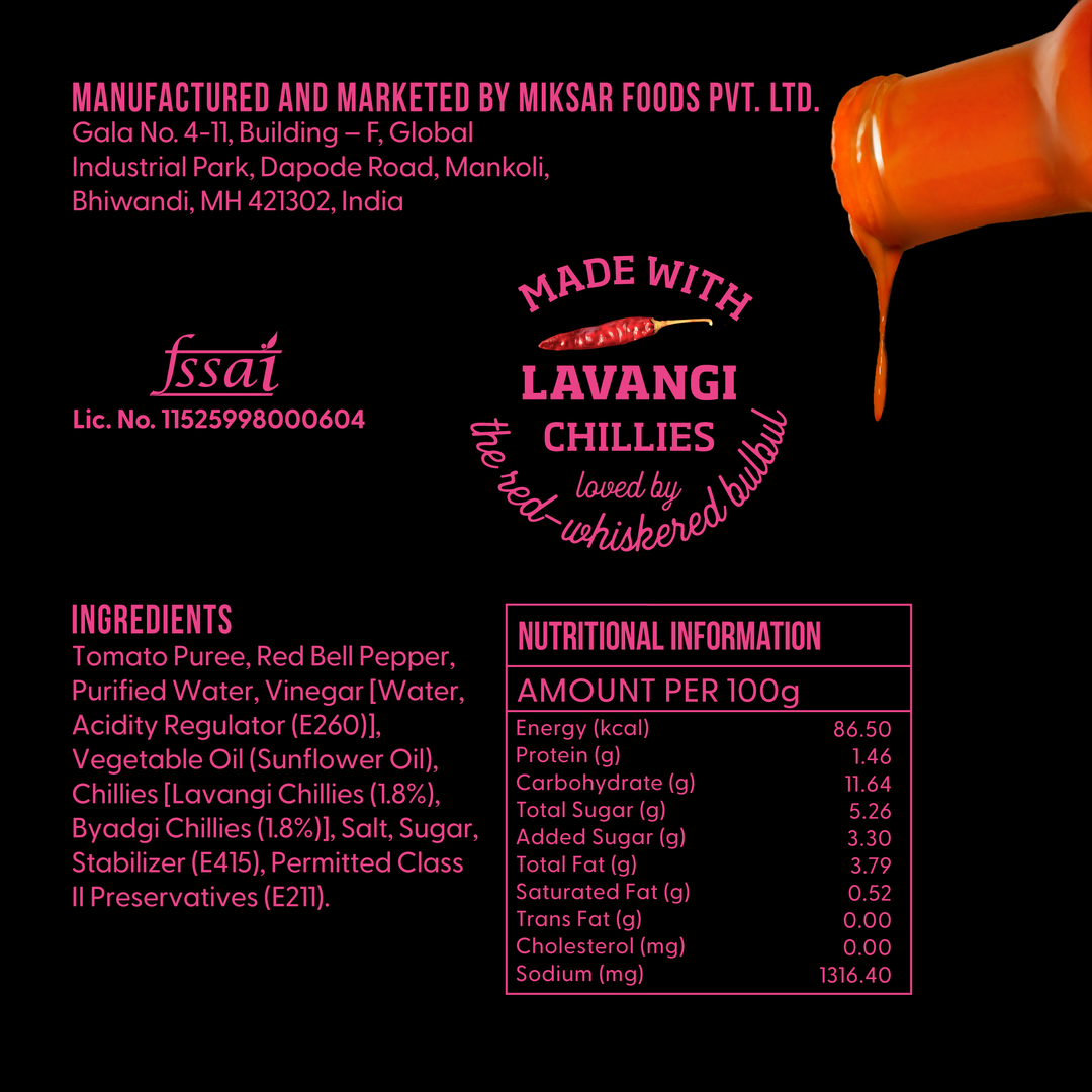 Naagin The Jainuine Hot Sauce - No onion No garlic, Jain Friendly