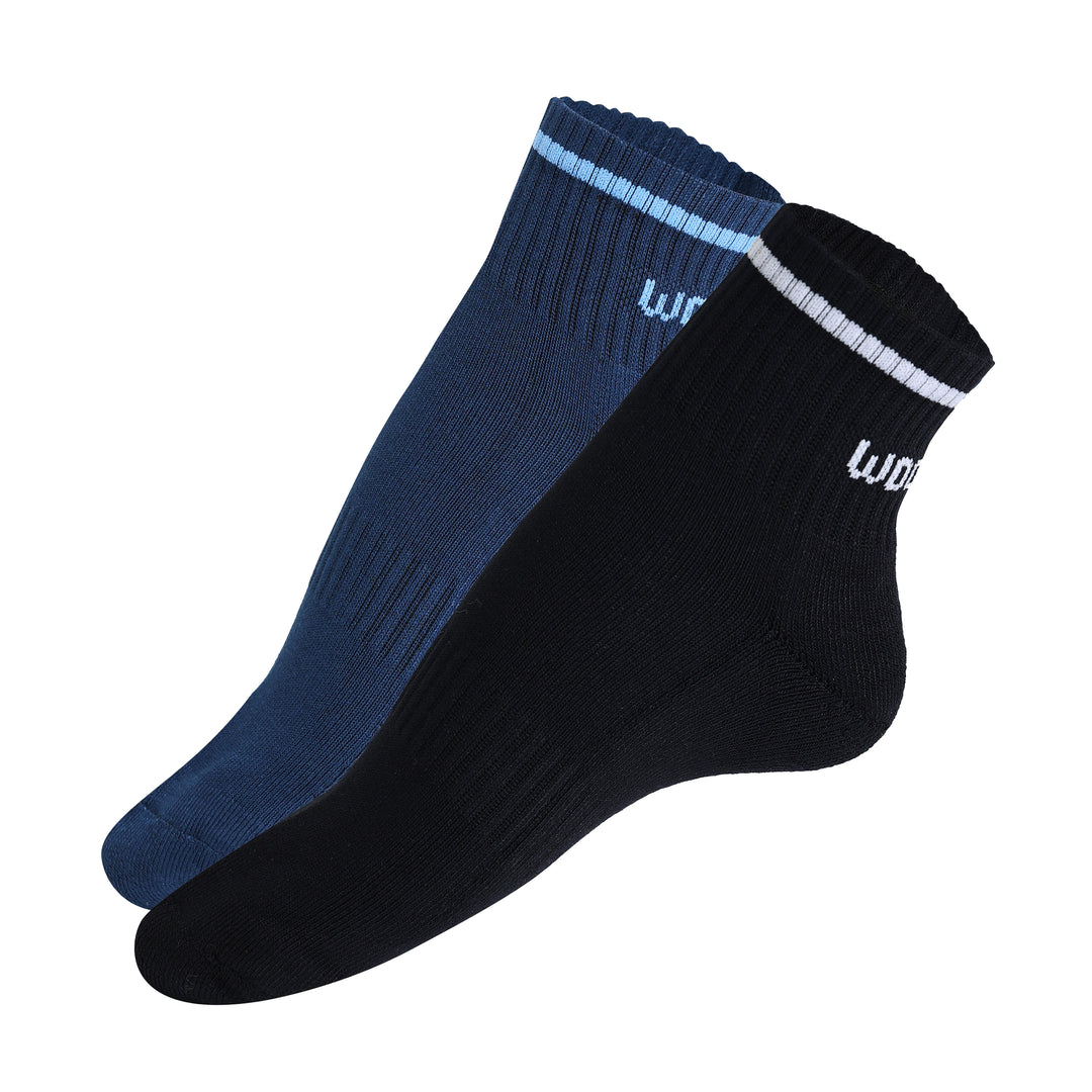 Woodwose Organic Clothing Bamboo Ankle Socks Pack of 2 (Unisex)