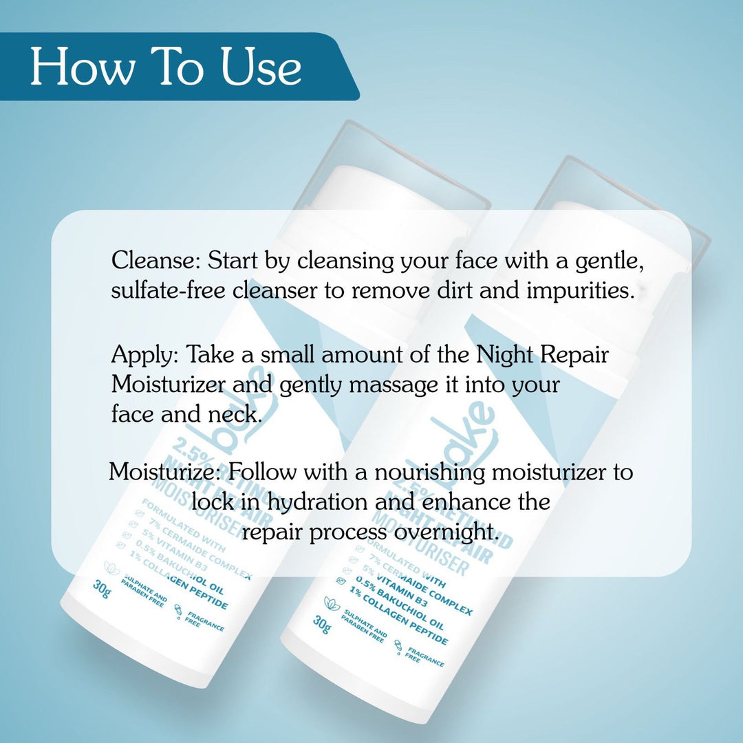 2.5% Retinoid Night Cream Bakuchiol Oil