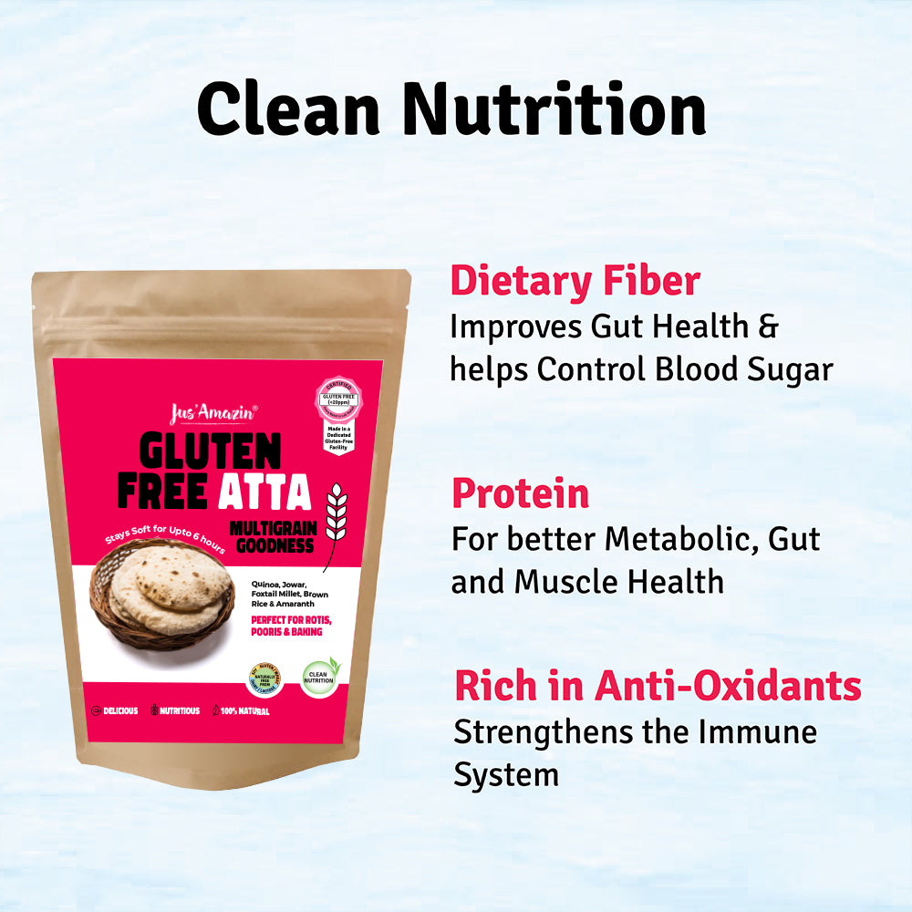 Jus Amazin Gluten Free Atta - 1 Kg