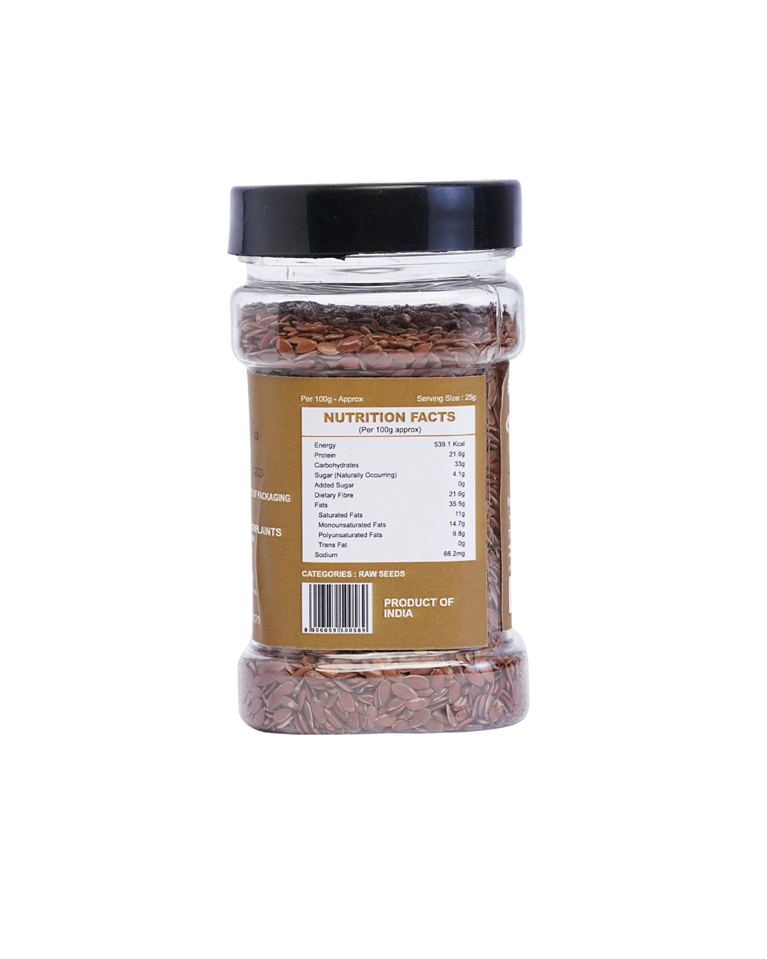 CookGarden Premium Flax Seeds 200gm (100g x 2)