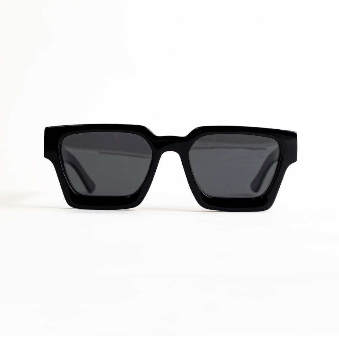 Monkstory MonkStory Runway Acetate Unisex Sunglasses - Full Black