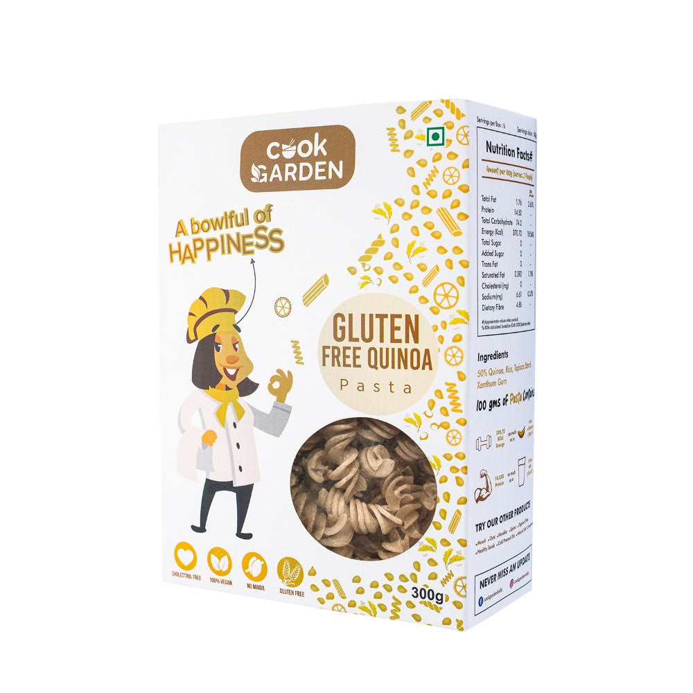 CookGarden Gluten Free Quinoa Pasta 300 Grams